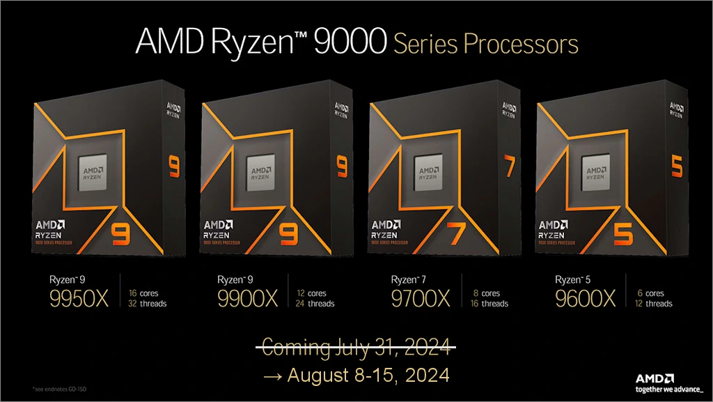 AMD 라이젠 9000 시리즈 출시 연기