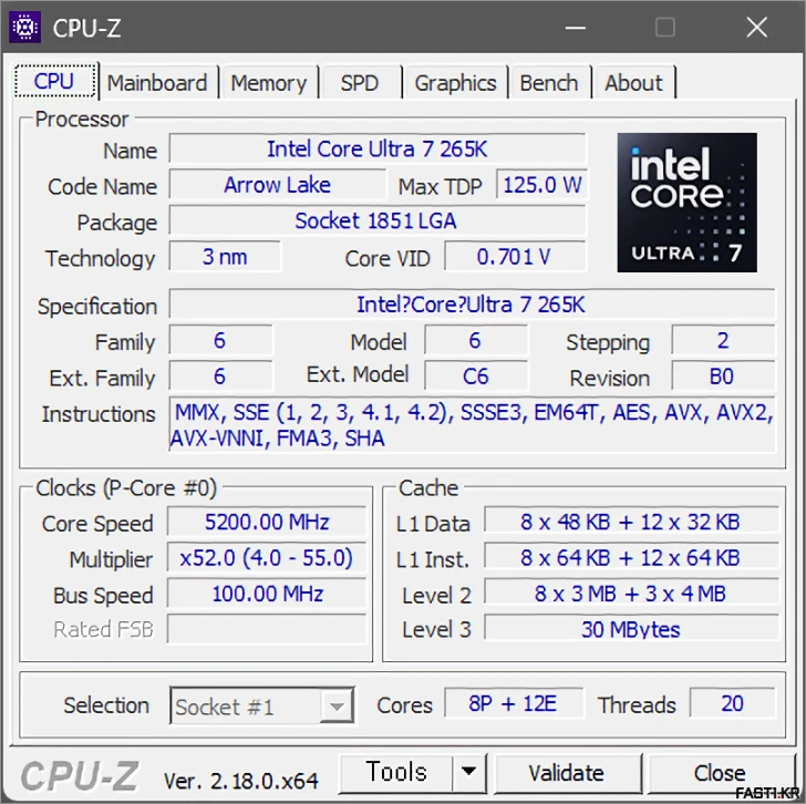 CPU-Z v2.18: CPU, RAM, 메인보드 정보 확인 도구 4 CPU Z 1