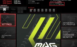 인텔 마이크로코드 0x129 BIOS 특성 분석 13900K MSI Z790 002