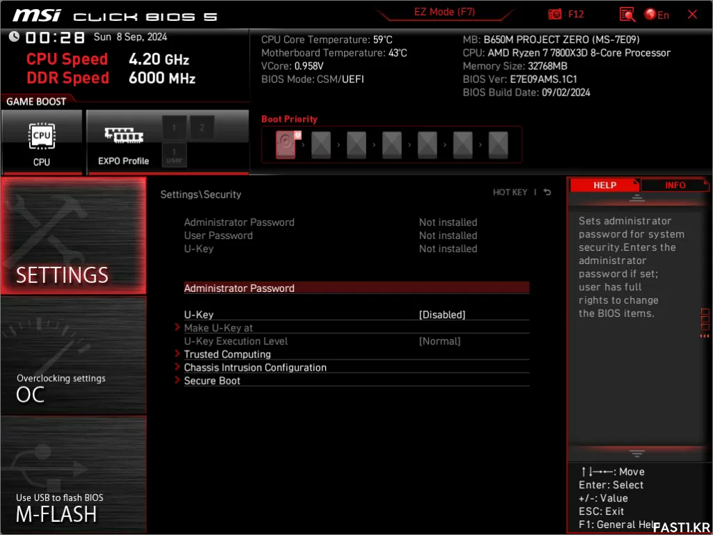 MSI UEFI BIOS 1C1 16