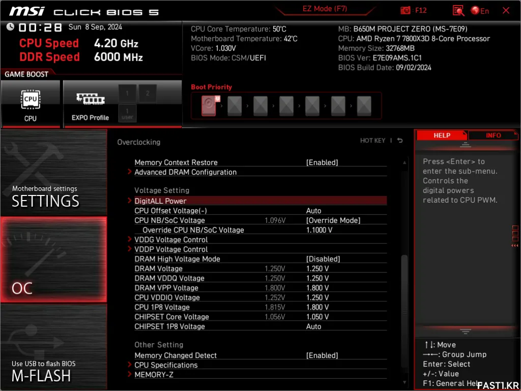MSI UEFI BIOS 1C1 19