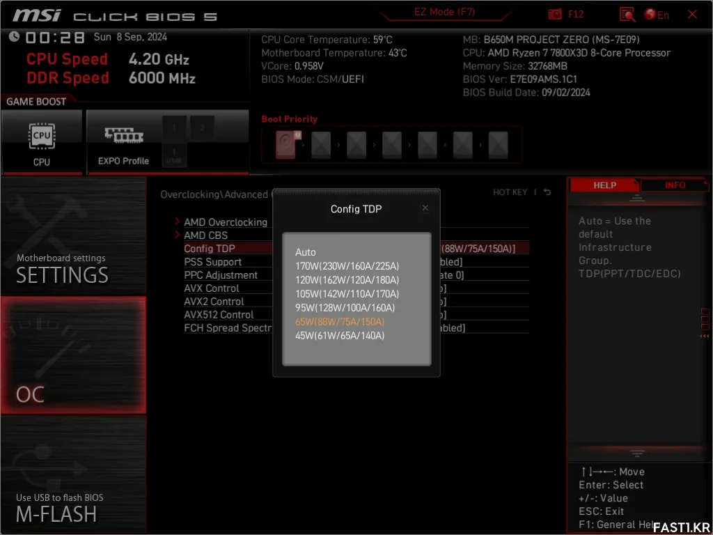 MSI UEFI BIOS 1C1 22