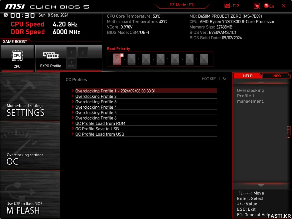 MSI UEFI BIOS 1C1 37