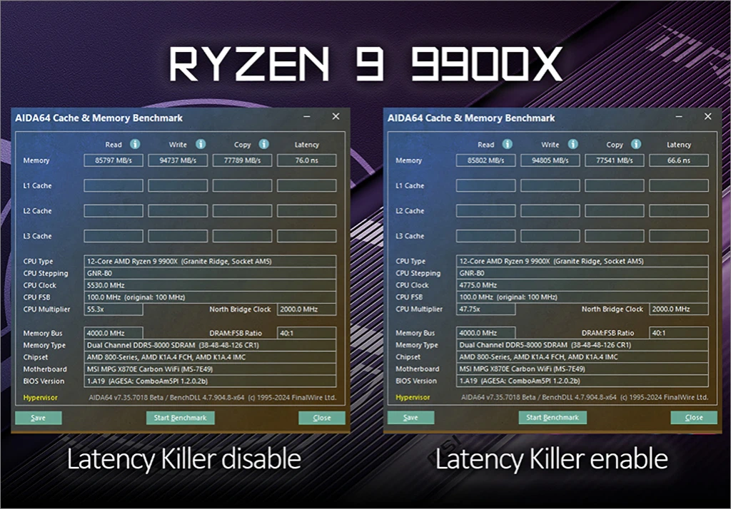 MSI AM5 메인보드에 Latency Killer 기능 추가 3