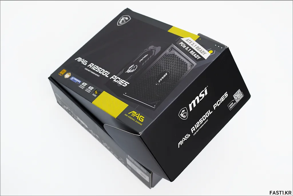 MSI MAG A1250GL 80PLUS골드 풀모듈러 ATX3.1 리뷰 06