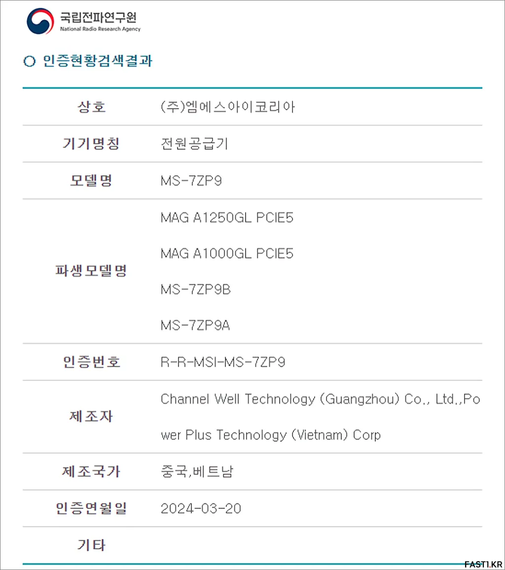 MSI MAG A1250GL 80PLUS골드 풀모듈러 ATX3.1 리뷰 33