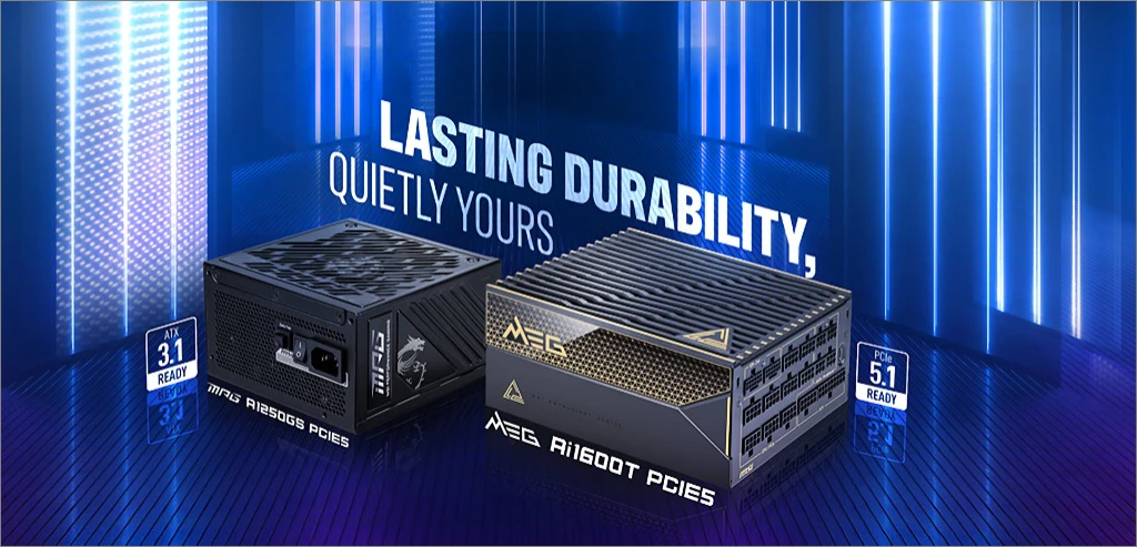 MSI MEG Ai1600T PCIE5 및 MPG A1250GS PCIE5 PSU 출시 1