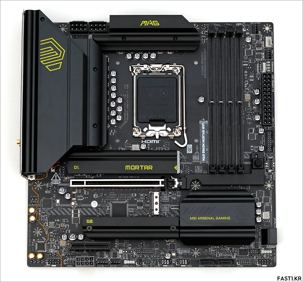 MSI MAG B860M 박격포 WIFI 리뷰 08