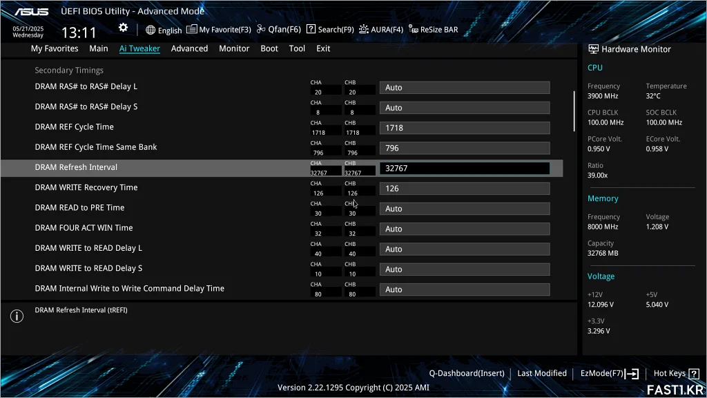 ASUS Z890 AYW GAMING WIFI W BIOS 12