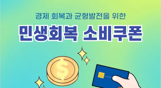 민생회복 소비쿠폰 1