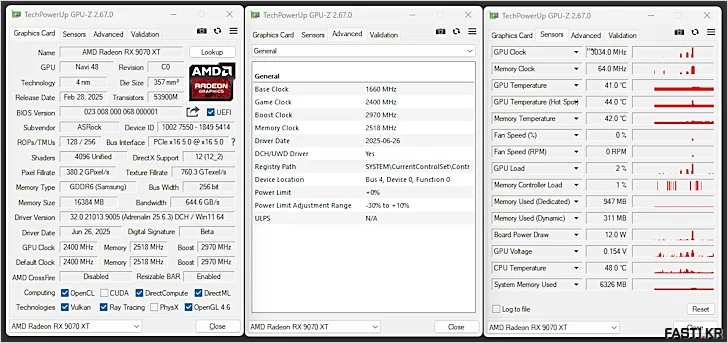 AMD 라데온 RX 9000 GPU Z 03