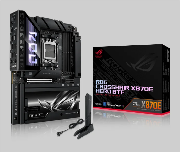 ASUS ROG CROSSHAIR X870E HERO BTF 02