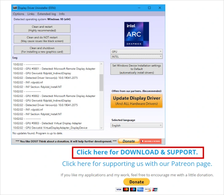Display Driver Uninstaller 3