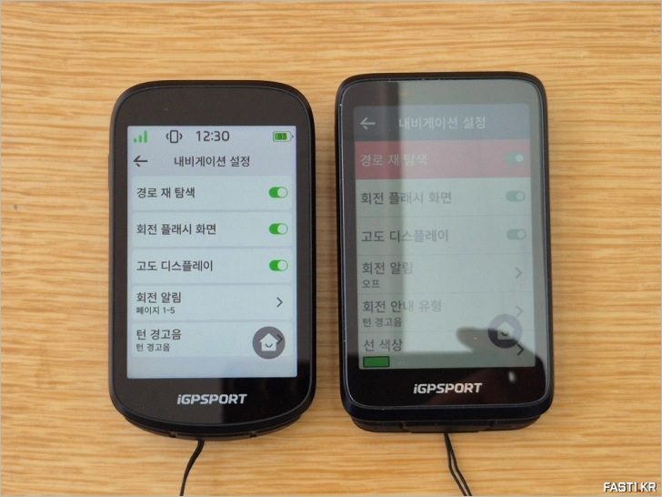 iGPSPORT BiNavi BSC500 비교 21