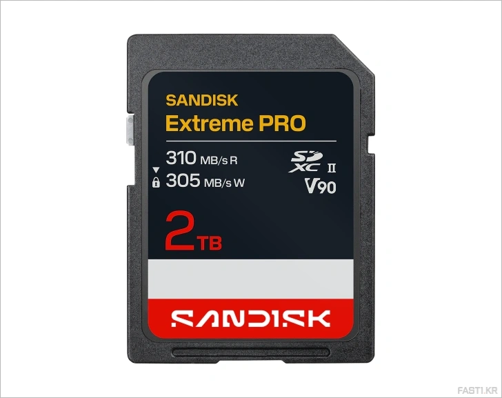 샌디스크 12K 지원 CFexpress 4.0 타입 B 및 2TB SDXC 메모리 카드 발표 2